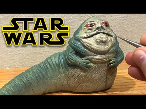 STAR WARS Jabba the Hutt sculpture, Polymer clay.