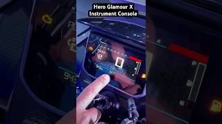 Hero Glamour X 125 Instrument Console with Cruise Control - full demo #GlamourX