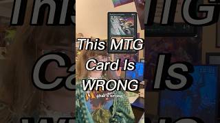 This MTG Card is WRONG!