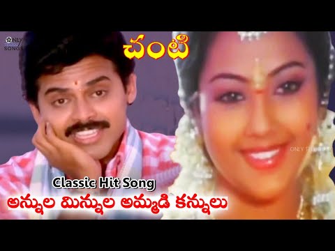 అన్నుల మిన్నుల అమ్మాడి కన్నులు -Venkatesh Annula Minnula Beautiful Video Song | Chanti Movie | Meena