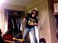 metal head dancing to some gay song 