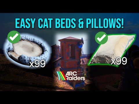How to EASILY Find CAT BEDS & VERY COMFORTABLE PILLOWS! | ARC Raiders Guide