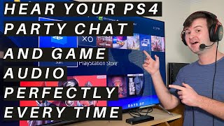 PS4 Party Chat/Game Audio Mix - How to Adjust for the BEST Sound Possible!