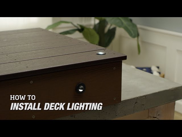 How To Install Deck Lighting