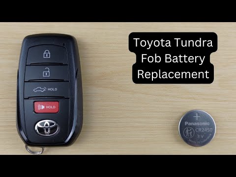 How To Replace or Change Toyota Tundra Remote Key Fob Battery 2022 - 2024