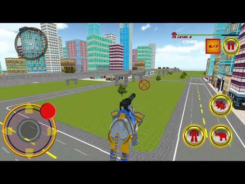 robot games with the extreme display#The story line of Elephant Robot Vs Lion Robot