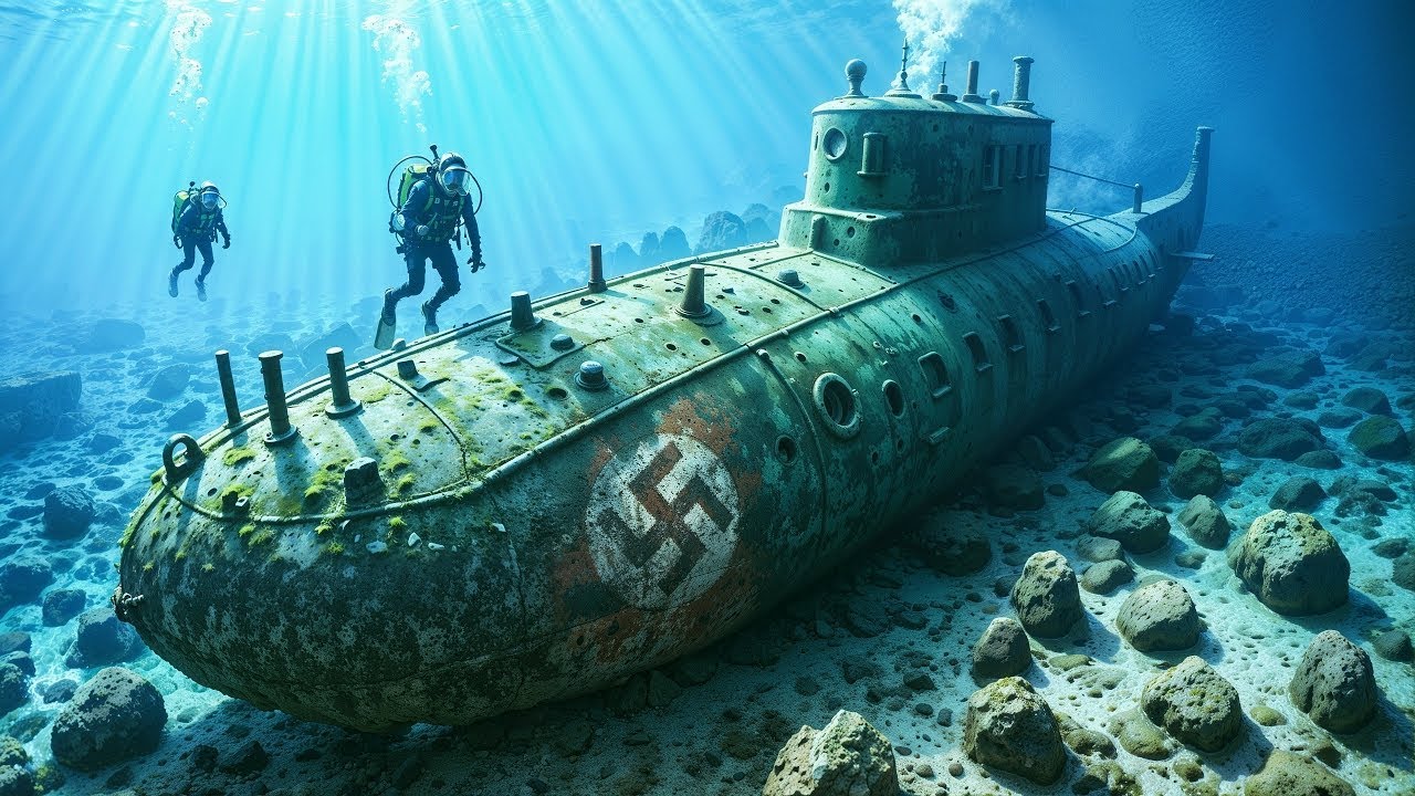 ТО, ЧТО ВОДОЛАЗЫ НАШЛИ внутри затонувшей нацистской подводной лодки Германии, лишит вас дара речи