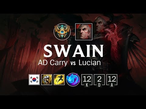 Swain AD Carry vs Lucian - KR Challenger Patch 8.11