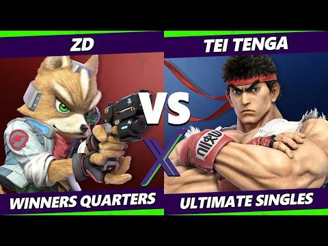 S@X 445 Winners Quarters - ZD (Wolf, Fox) Vs. Tei Tenga (Ryu) Smash Ultimate - SSBU