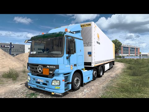 Euro Truck Simulator 2 | ETS2 1.43 | Mercedes Actros MP2 | Promods 2.60 | Florenta to Munchen #1