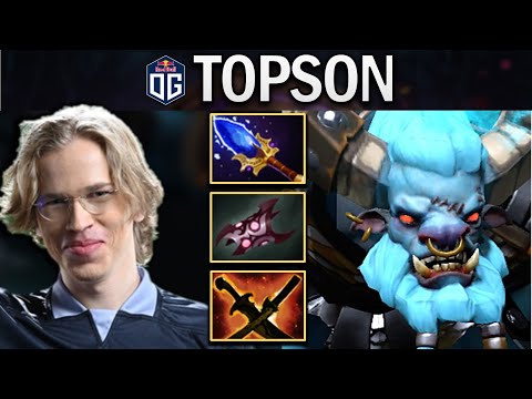 OG.TOPSON SPIRIT BREAKER WITH AGHANIMS-SNY - DOTA 2 7.29 GAMEPLAY