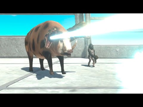STRONG WILD BOAR & Poojectile Gorilla vs EVERY UNIT   Animal Revolt Battle Simulator