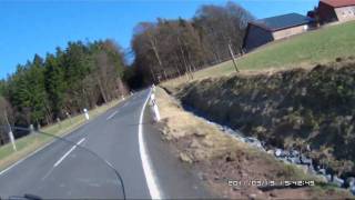 preview picture of video 'Motorradfahren in der Rhön'