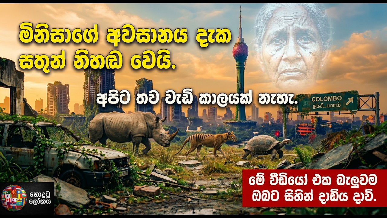 මිනිසාගේ අවසානය දැක සතුන් නිහඬ වෙයි. Silent Witnesses: Our Final Chapter.