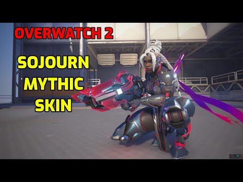 Sojourn Mythic skin Ultraviolet Sentinel (season 18) Mythic skin Showcase [Overwatch 2]