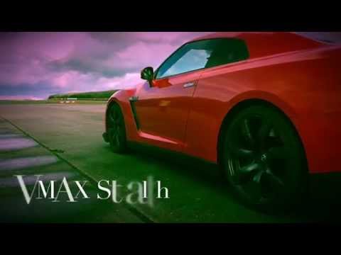 Nissan GTR HELL CAR launches INSANELY hard in SLOW MOTION at VMAX Stealth