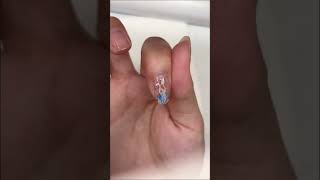 Doing my own nails #gelnaildesigns #gelnails #handpainting