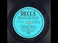 Wabash Blues ~ Andrews Sisters with Russ Morgan and His Scranton Seven (1952)