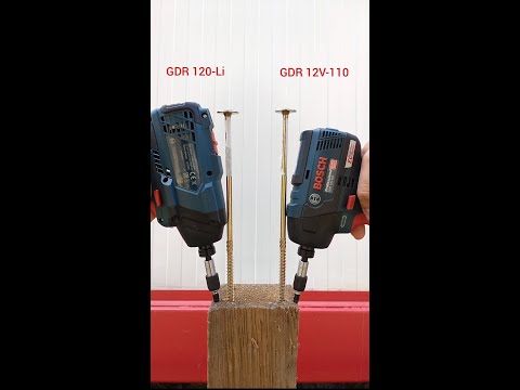 Bosch GDR 120-Li Vs. GDR 12V-110 #boschprofessional