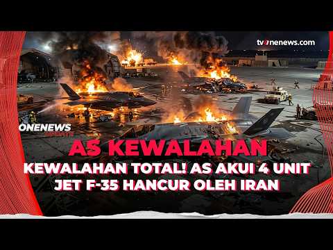 Akhirnya AS Buka-bukaan! Akui Kurang Amunisi dan 4 F-35 Hancur Lawan Iran | Onenews Update