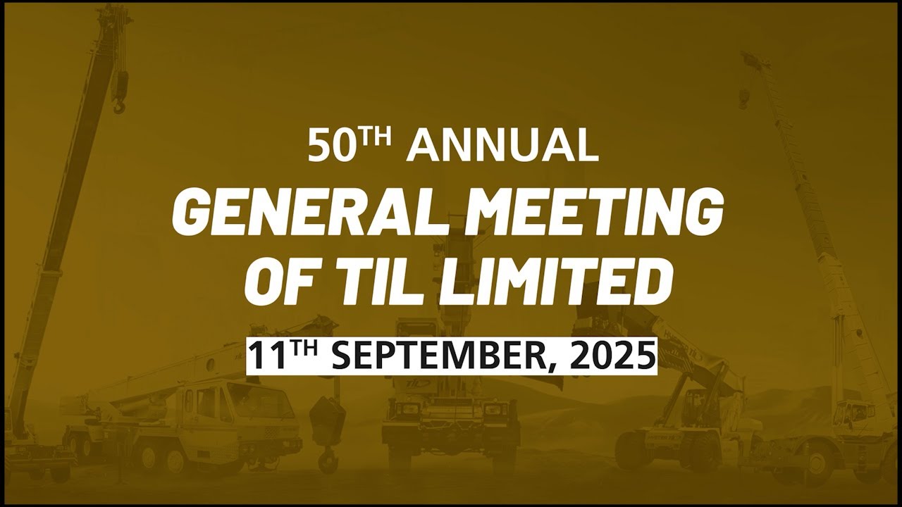 TIL India Limited | 50th Annual General Meeting | Growth, Legacy & Future Vision