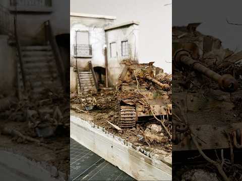 Ice Age Italy WW2 Diorama 1:35 Part 2🤩 #painting #automobile #ww2 #miniature #restoration #diorama