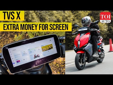 TVS X Electric Scooter Review: Worth buying over "Ola and Ather"? | TVS X Review | TOI Auto