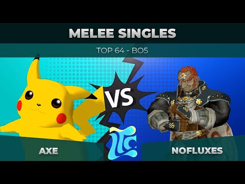 Axe vs NoFluxes - Melee Singles: Top 64 - Low Tide City | Pikachu vs Ganon