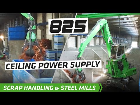SENNEBOGEN 825 Mobile Electric Excavator with ceiling power supply - Scrap Handling - Germany