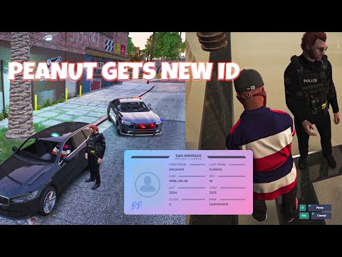 Peanut Gets Pulled Over And Gets New ID | NoPixel 4.0 GTA