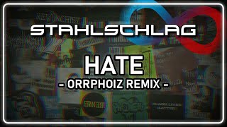 Music video thumbnail preview for Stahlschlag - Hate (Orrphoiz Remix) [INDUSTRIAL, HARDSTYLE, JUMPSTYLE] by Stahlschlag