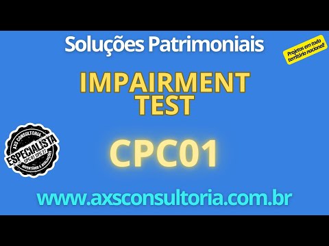 Soluções Patrimoniais - Impairment Test - projetos em todo território nacional! Avaliação Patrimonial Inventario Patrimonial Controle Patrimonial Controle Ativo