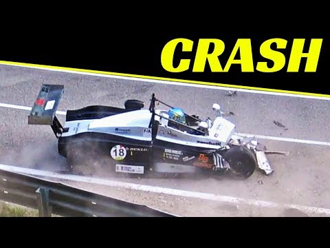 CRASH Bormolini Andrea - FIA Hill Climb Masters Race 2018 - Gubbio, Italy