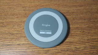 Ringke Wireless Charger Draadloze Oplader 9 Volt Fast Charge Opladers