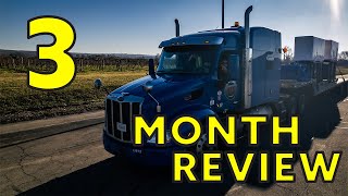 3 MONTH REVIEW!! - ATS Trucking - Life Of A Flatbed Truck Driver