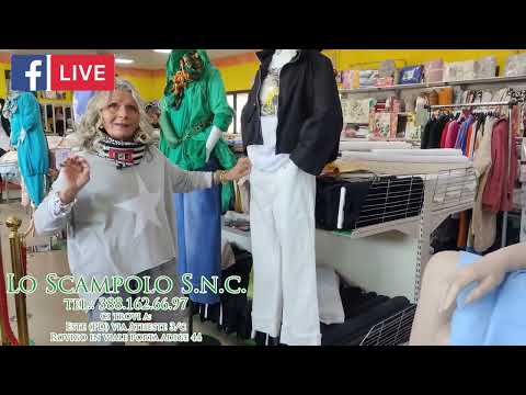 Puntata N.119 🎥  LO SCAMPOLO DANY FASHION THERAPY - Tessuti Sartoriali e Abbigliamento Moda 🇮🇹