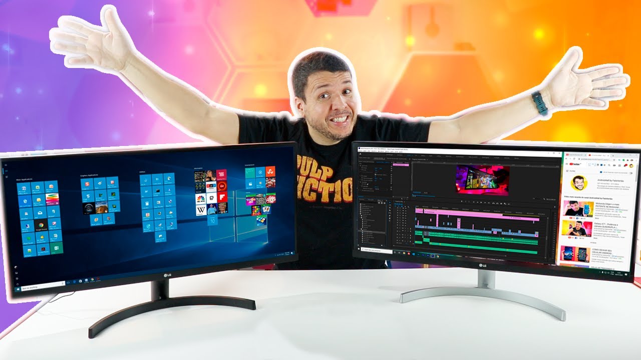 Monitor Ultrawide LG 29 o melhor custo x beneficio? 😍 Mod. 29WK500 vs 29WK600