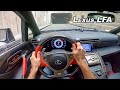 Lexus LFA Accelerating In Tunnels Insane Tesla Almost Crashes POV Binaural Audio