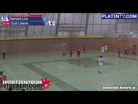 18.12.16 Diamant Linz - Club Liberta - 3:0  (1. Halbzeit / 23:25) am 18.12.2016 18:25