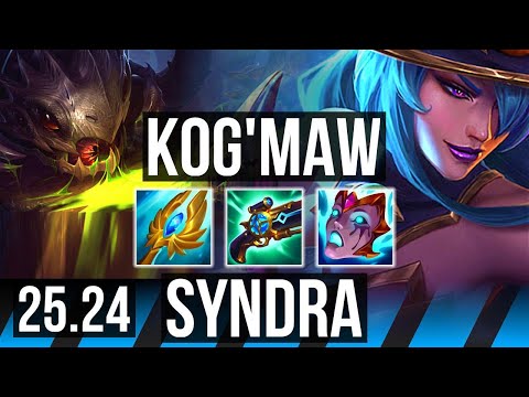 KOG'MAW vs SYNDRA (MID) | 111K damage, 6k gold comeback | EUW Diamond | 25.24