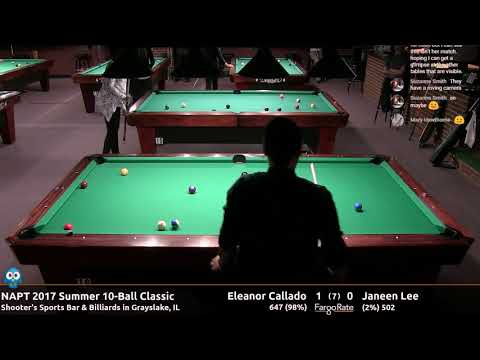 Eleanor Callado vs Janeen Lee - NAPT 2017 Summer 10-Ball Classic