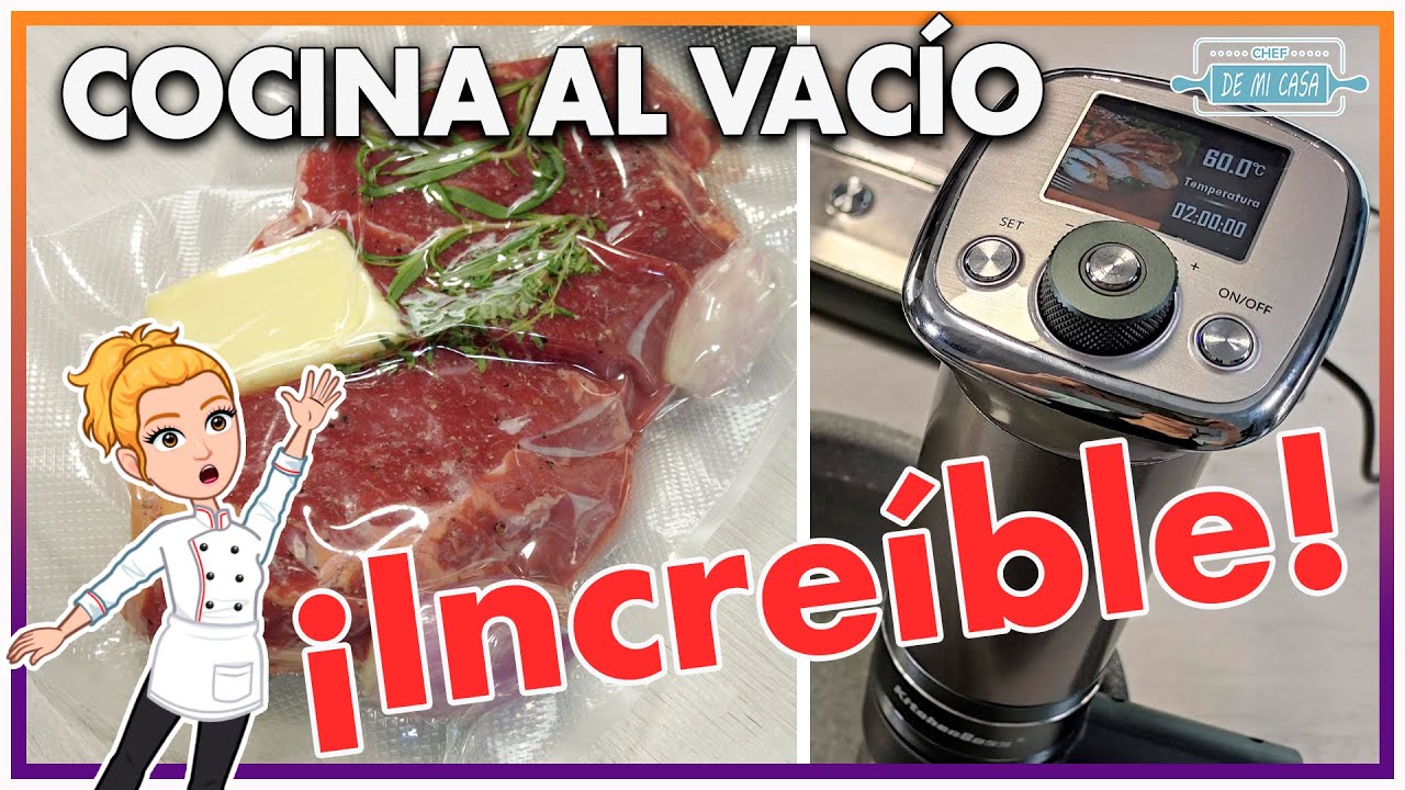 ✅ Probando la COCINA al VACÍO ¡EN CASA! 🏠 Sous-Vide Kitchenboss G320 Cocinar a BAJA TEMPERATURA