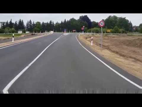 Kreisverkehr am Bahnhof Karstädt (Full HD)