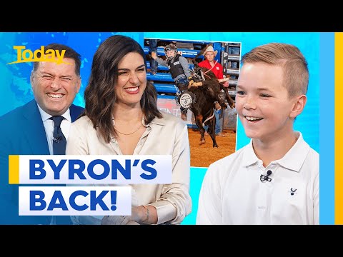 Pint-sized cowboy has Today team in hysterics with ANOTHER joke | Today Show Australia