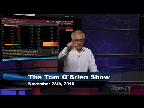 November 28th Daily Stock Market Recap by Tom O'Brien on TFNN   2016