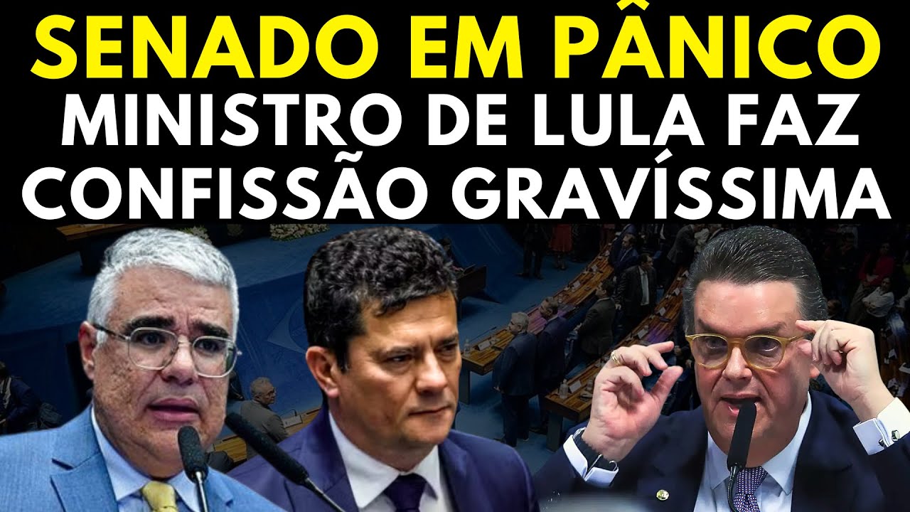 Ministro de Lula CONFESSA TUDO e Senador Sérgio Moro e Eduardo Girão partem pra cima Fraude no INSS
