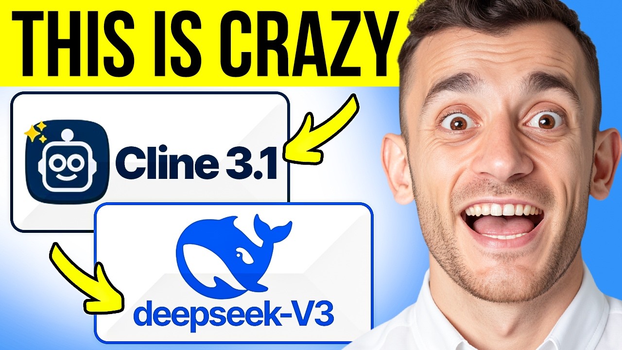 NEW DeepSeek-V3 + Cline FREE AI Coder 🤯