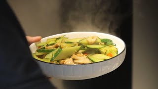 Fried pork with cucumber  —Lestov Intelligent cooker cooking show#lestov #cooking #restaurant #food