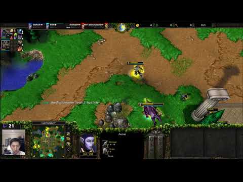 Starbuck (NE) KraV (NE) vs NovA (Orc) Destroyer (HU) - WarCraft 3 - 2v2 - WC3268