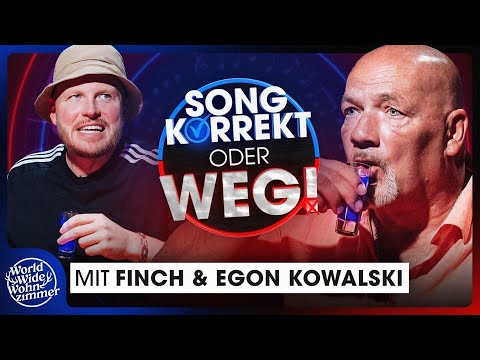 SONG KORREKT oder WEG! (mit Finch und Egon Kowalski)